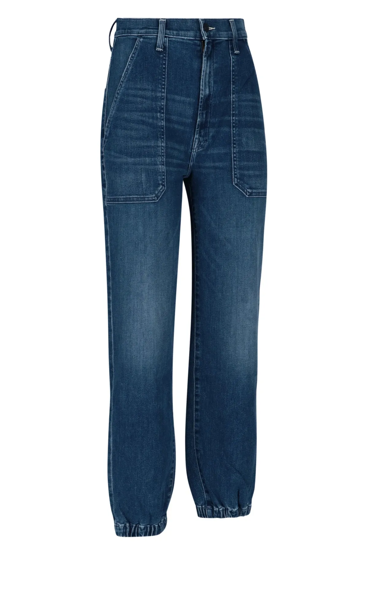Mother The Wrapper Patch Springy Ankle Jeans