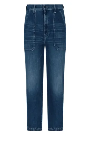 Mother The Wrapper Patch Springy Ankle Jeans