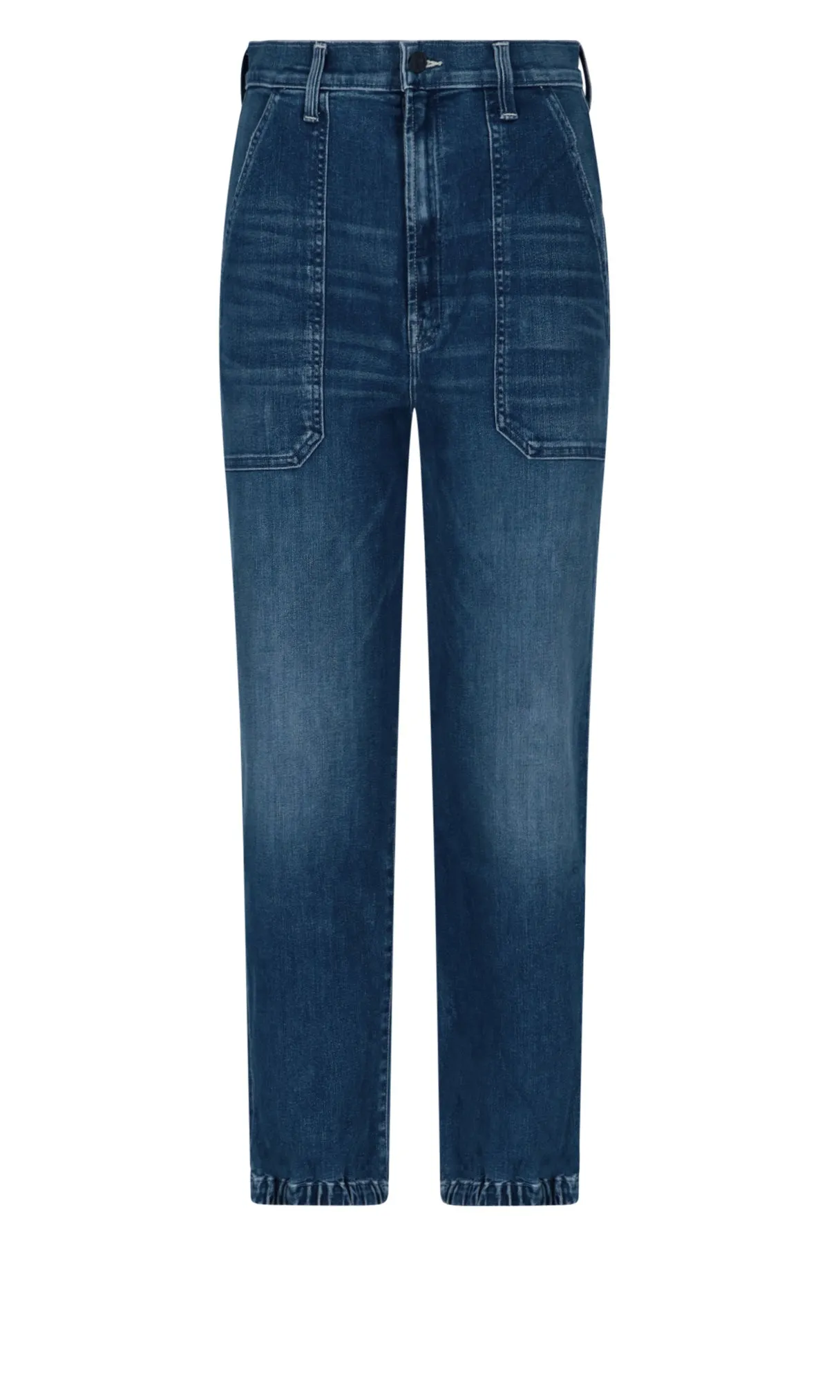 Mother The Wrapper Patch Springy Ankle Jeans