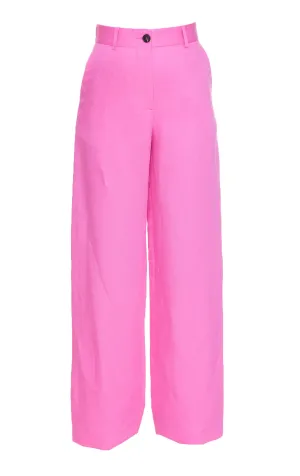 MSGM Button Detailed Wide-Leg Trousers