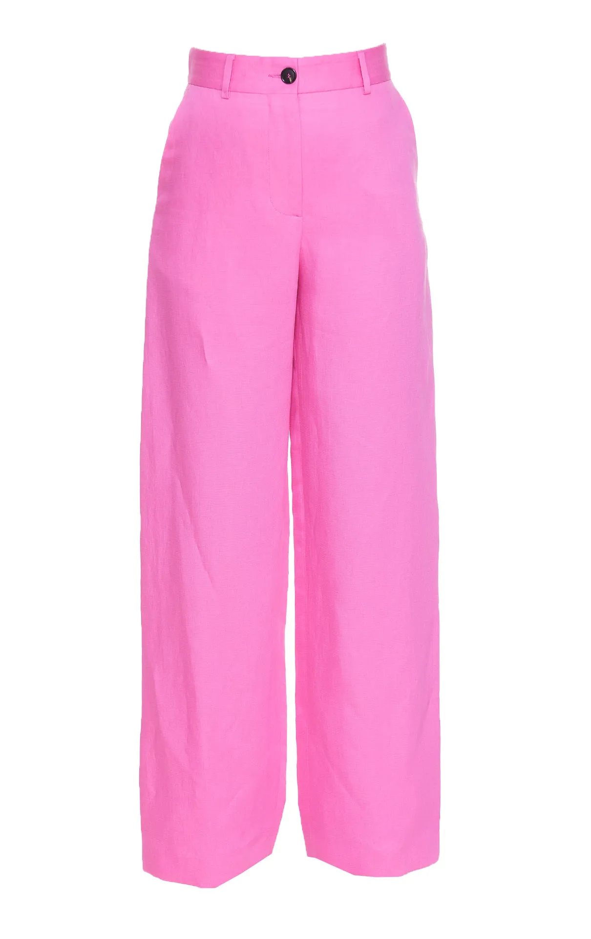 MSGM Button Detailed Wide-Leg Trousers