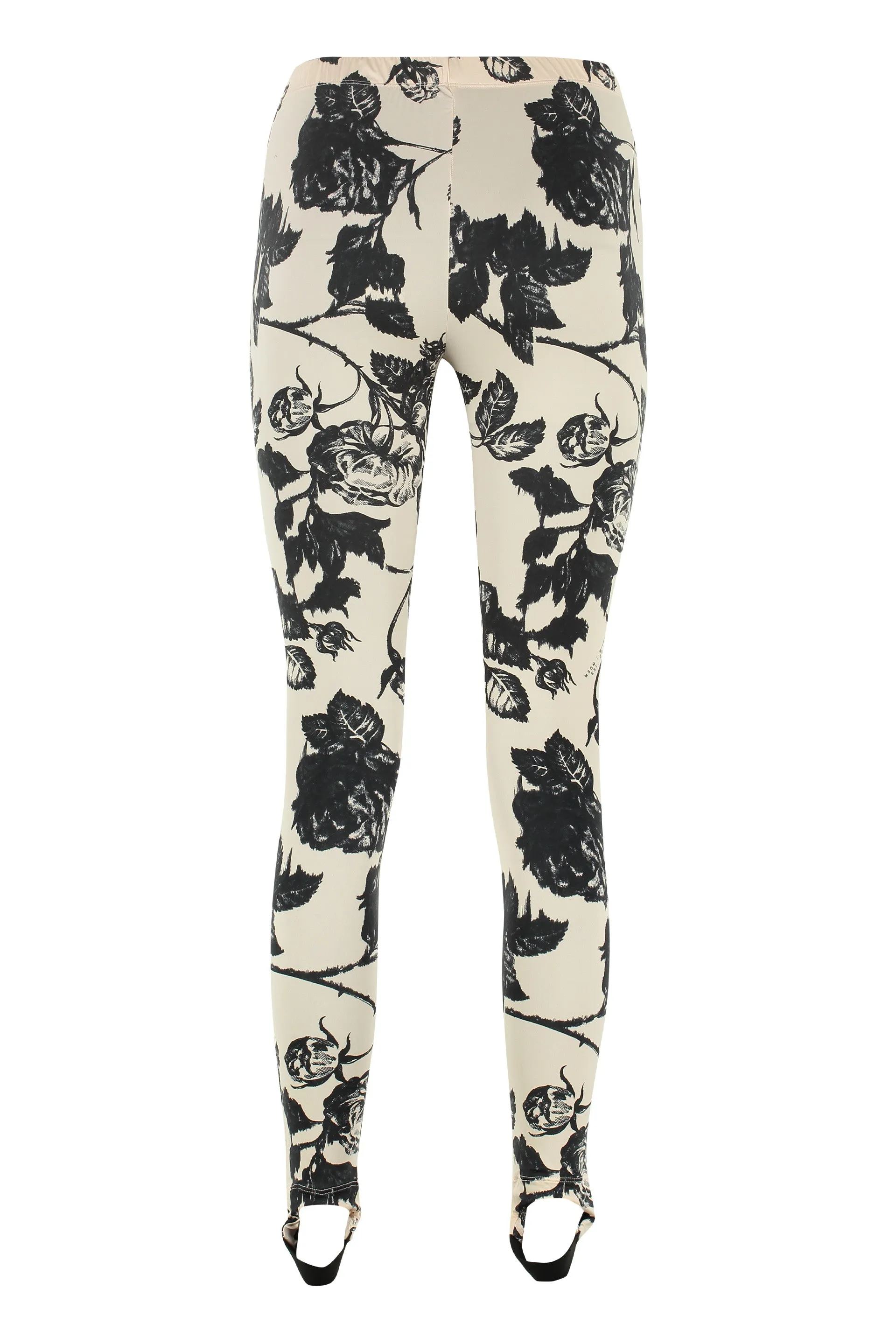 MSGM Floral Print Elasticated Waistband Pants