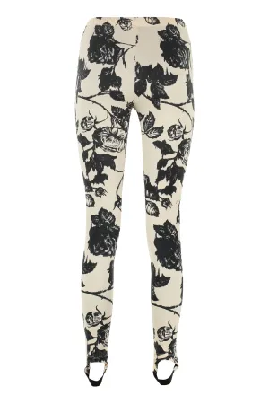 MSGM Floral Print Elasticated Waistband Pants