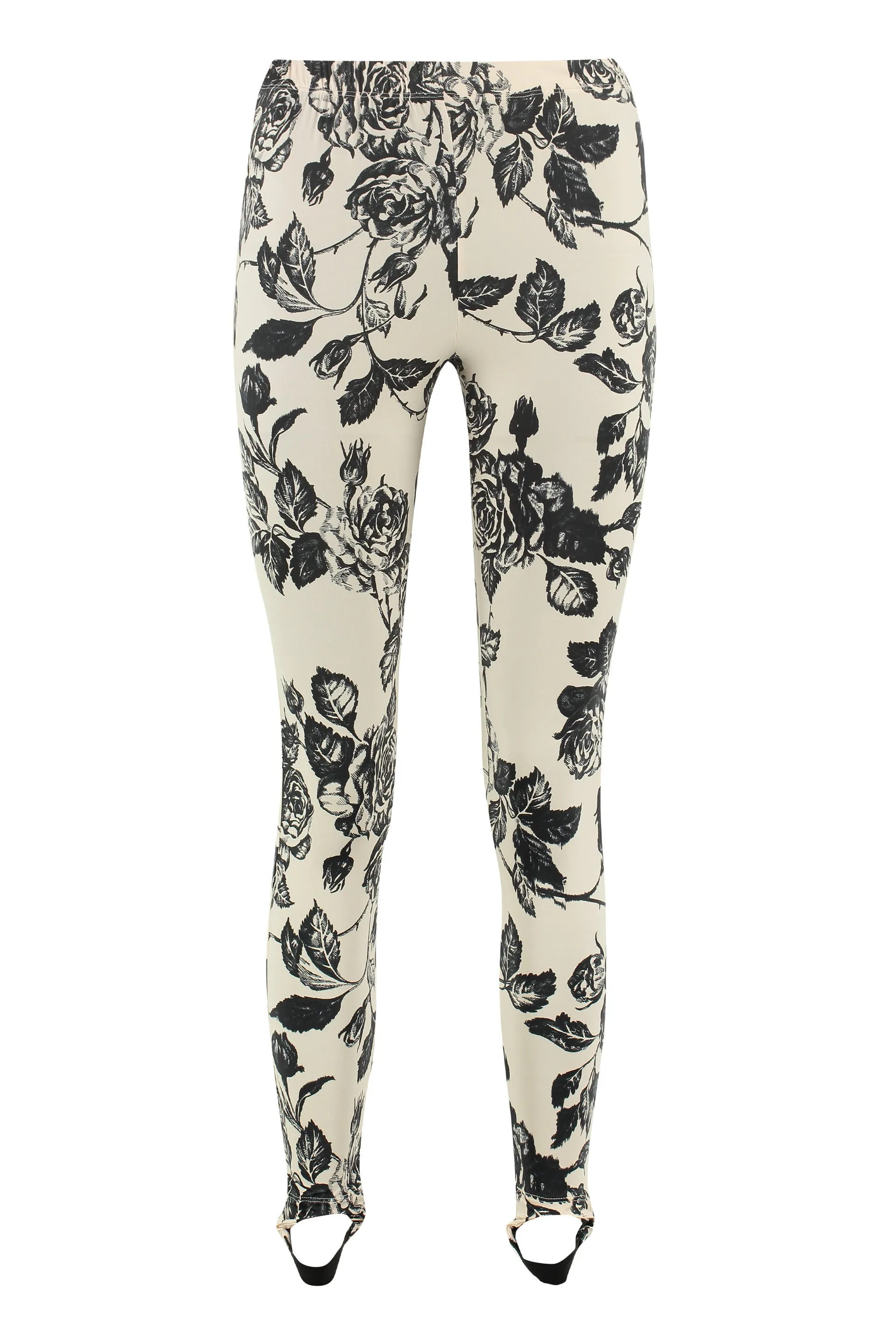MSGM Floral Print Elasticated Waistband Pants