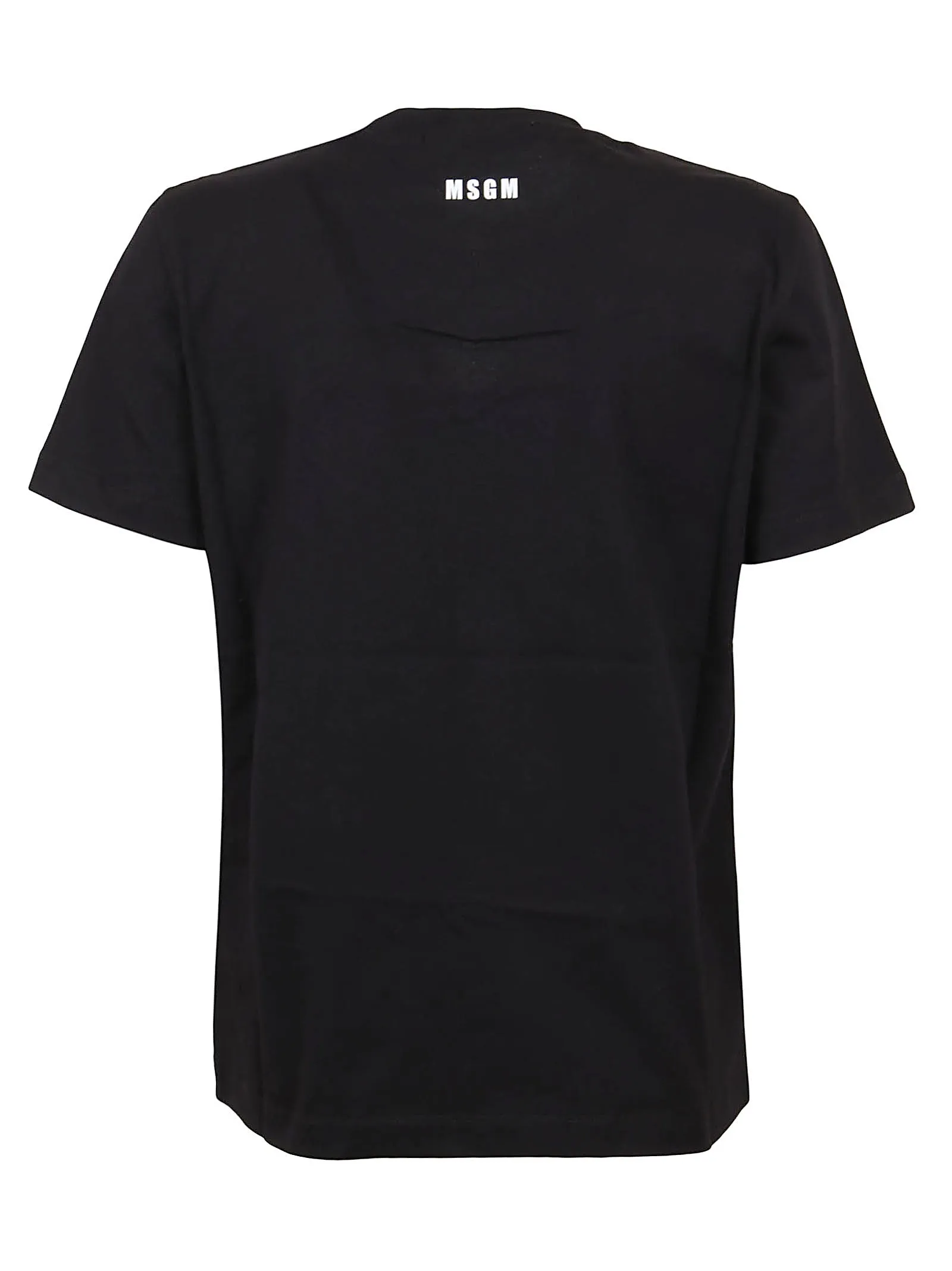 MSGM Heart Cut-Out Crewneck T-Shirt