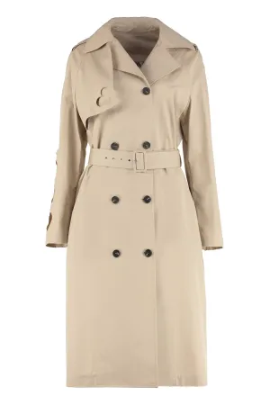 MSGM Heart Cut-Out Detailed Trench Coat