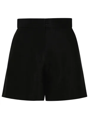 MSGM High-Waisted Thigh-Length Shorts