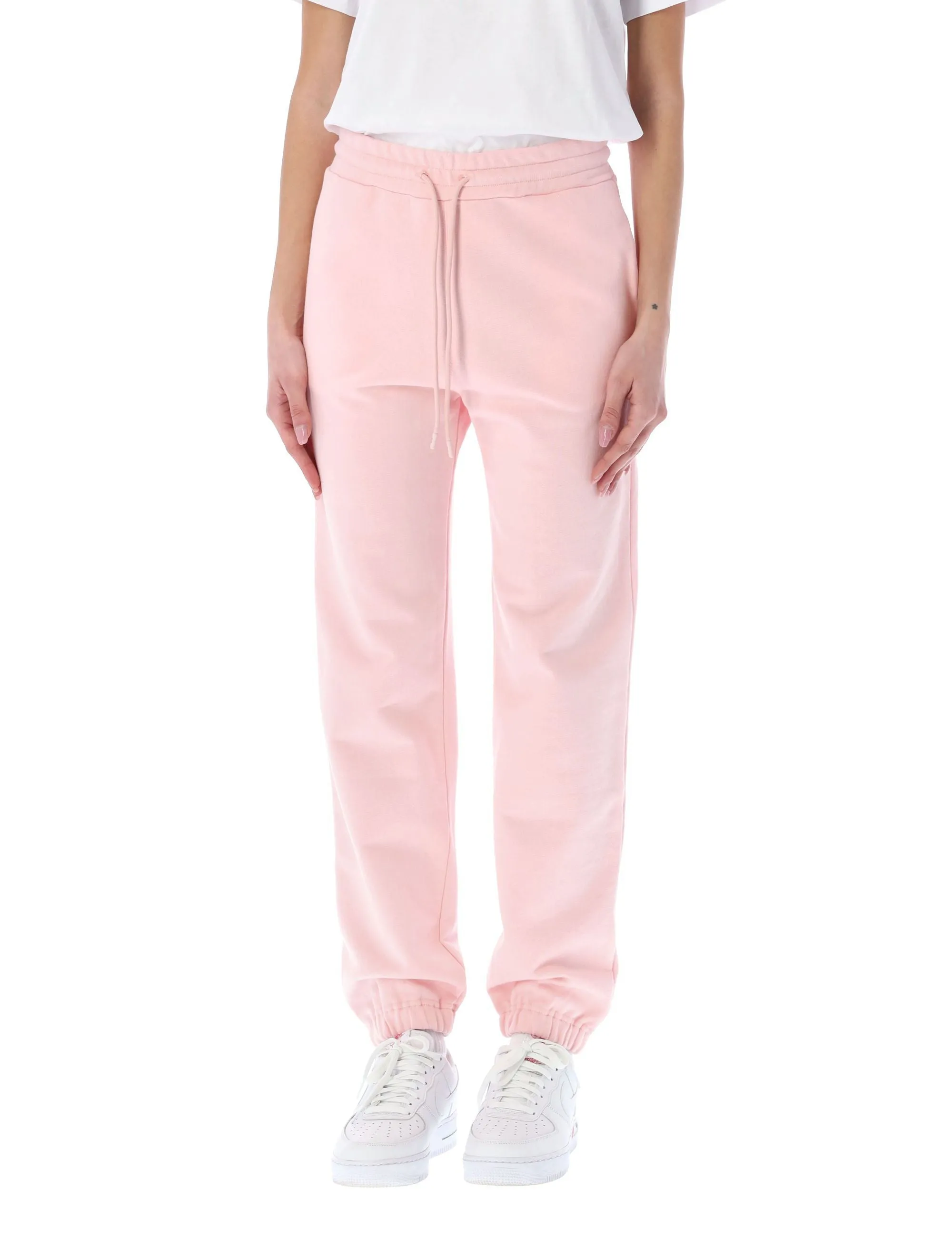 MSGM Logo Embroidered Drawstring Jogging Pants