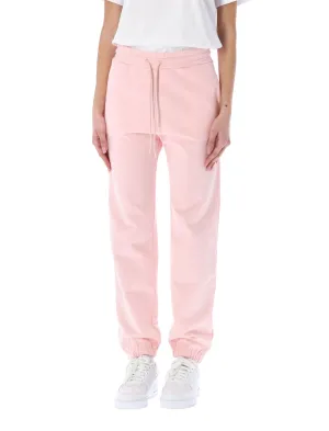 MSGM Logo Embroidered Drawstring Jogging Pants