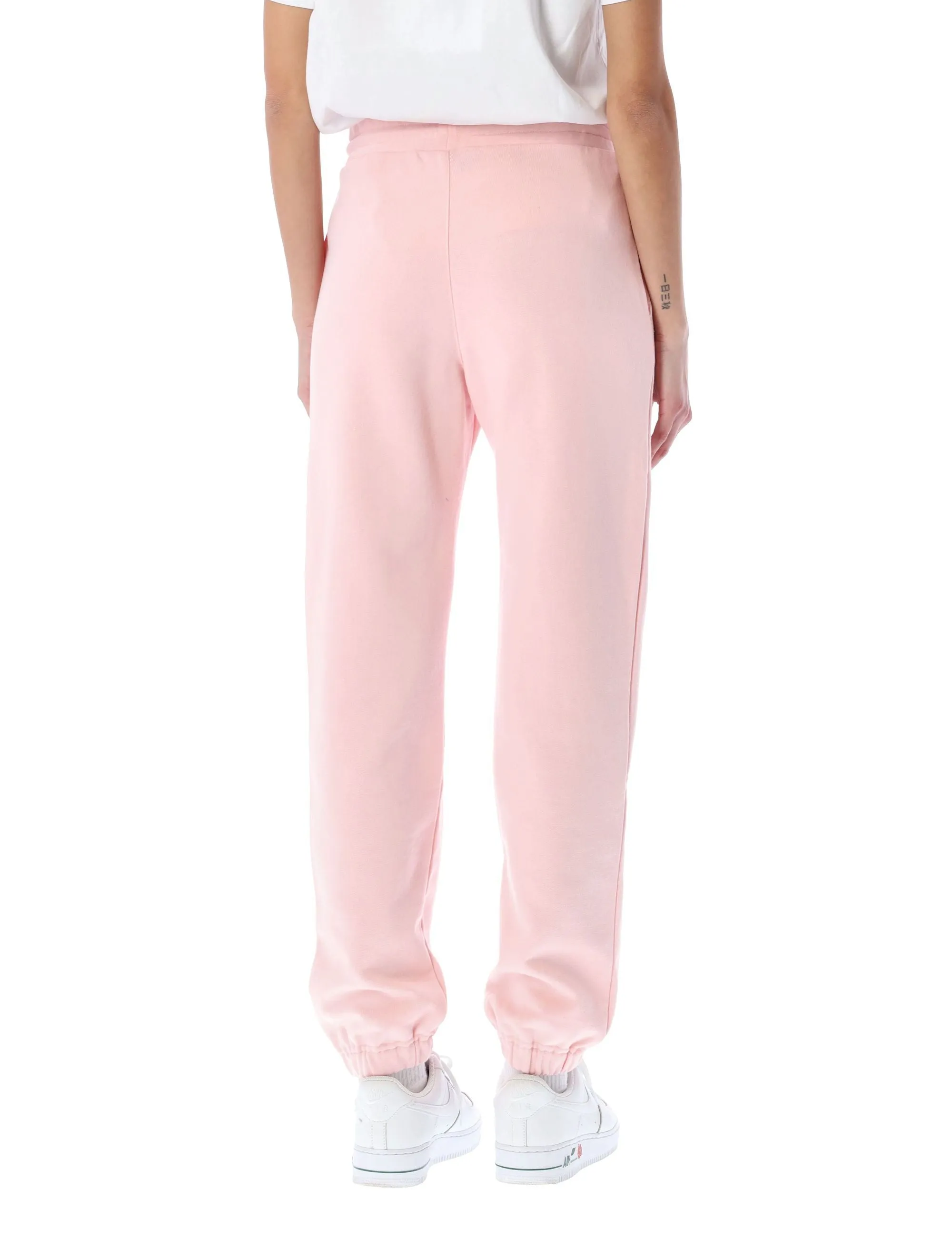 MSGM Logo Embroidered Drawstring Jogging Pants