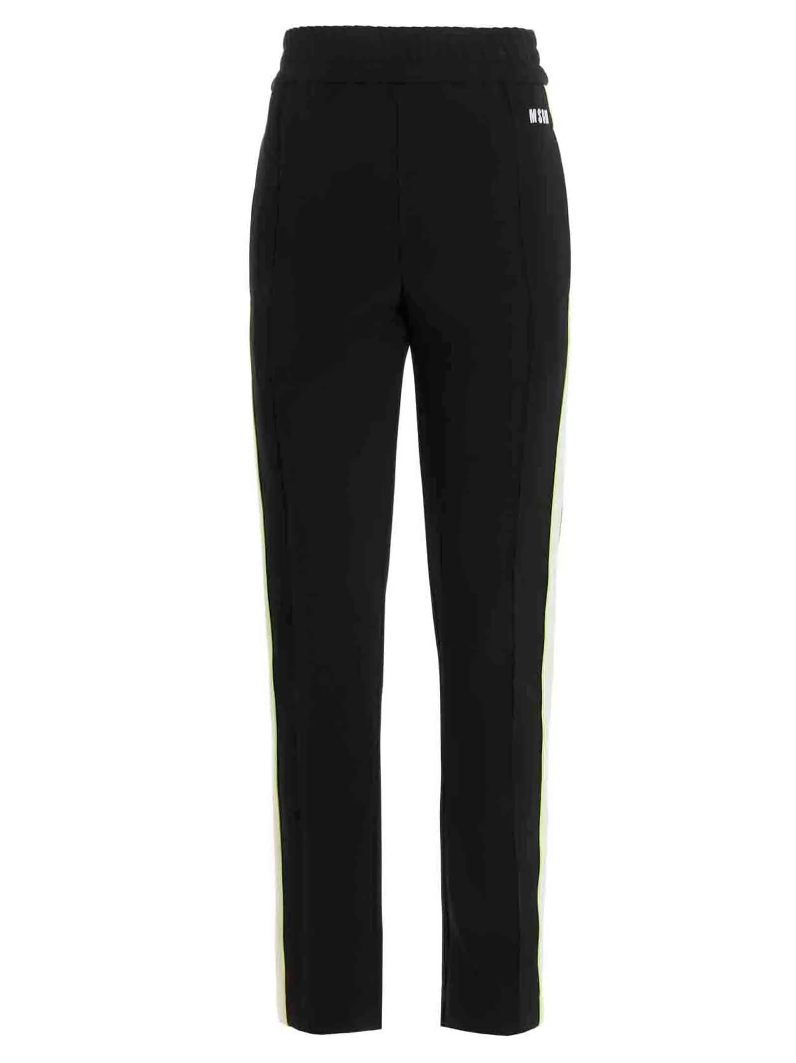 MSGM Logo Print Slim-Cut Track Pants