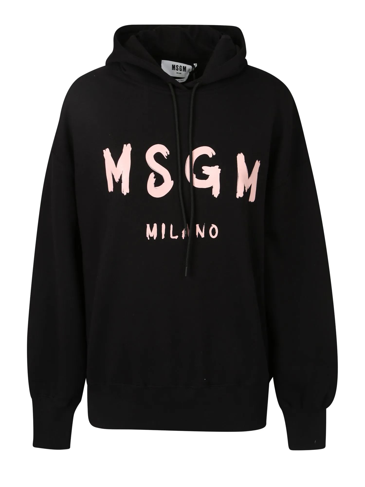MSGM Logo Printed Drawstring Hoodie