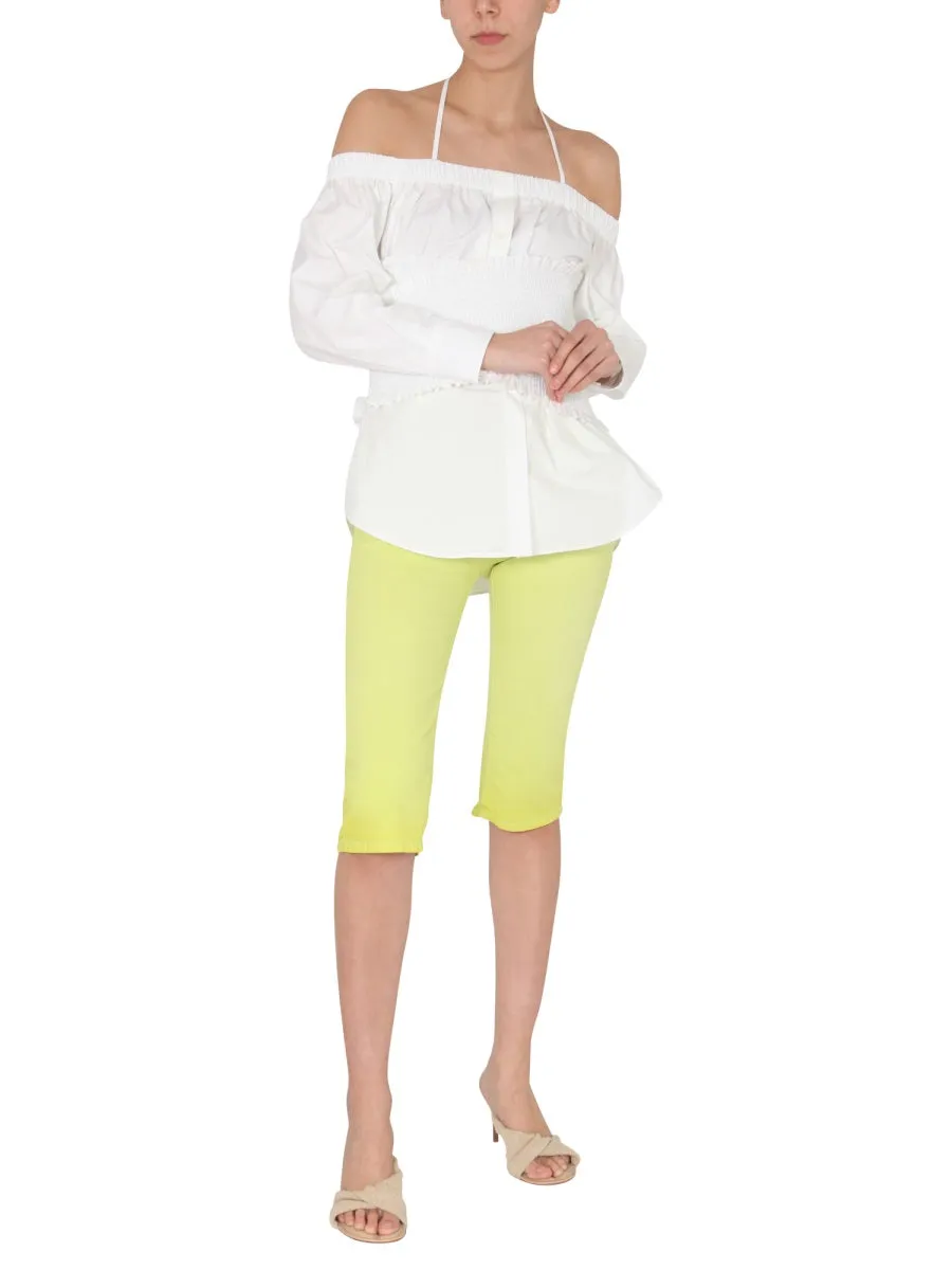 MSGM Slim-Fit Cropped Pants