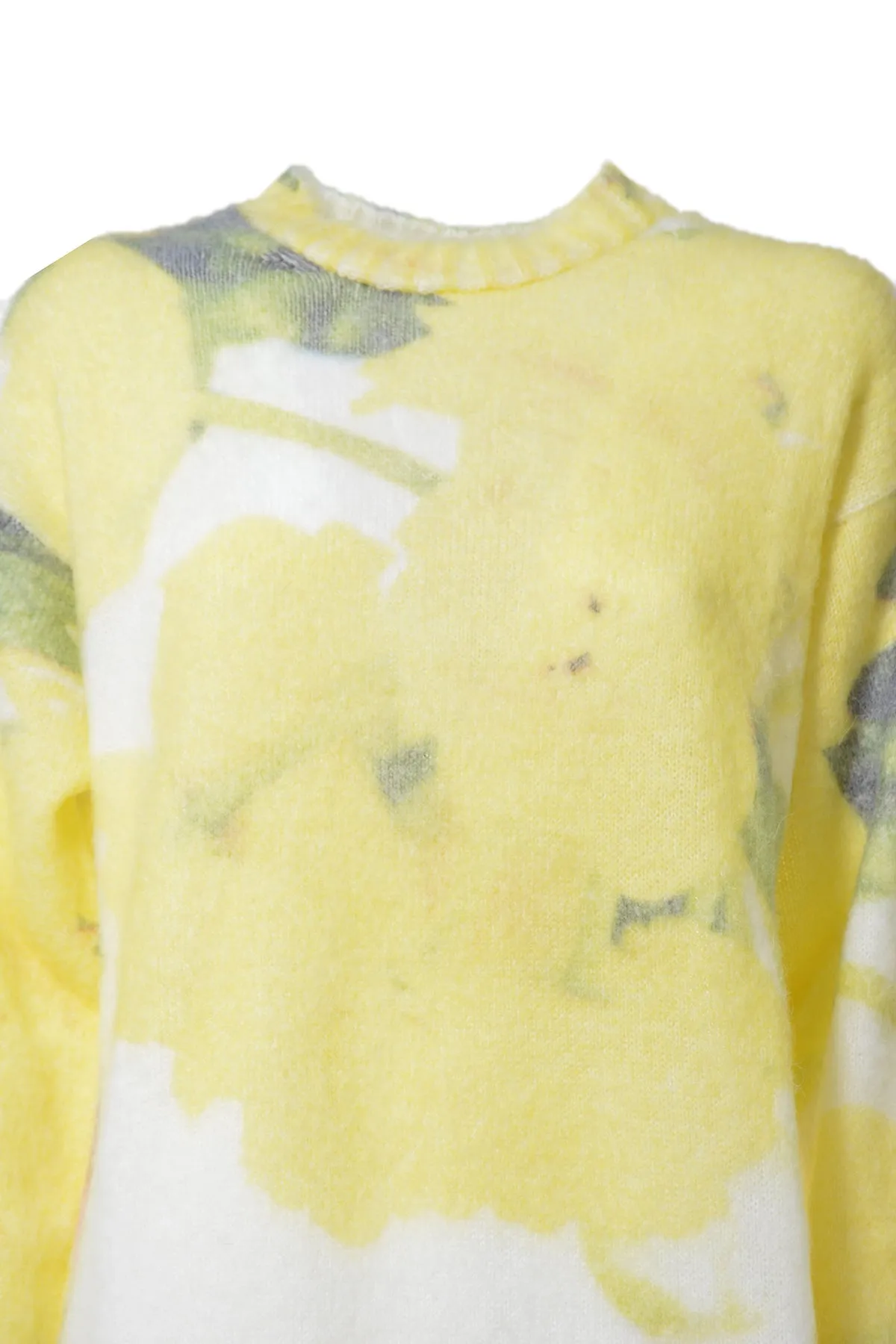 MSGM X Alessandro Calabrese Unflowering Knit Jumper