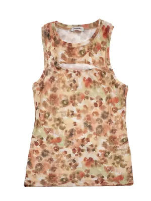 Nanushka All-Over Floral Printed Tank Top