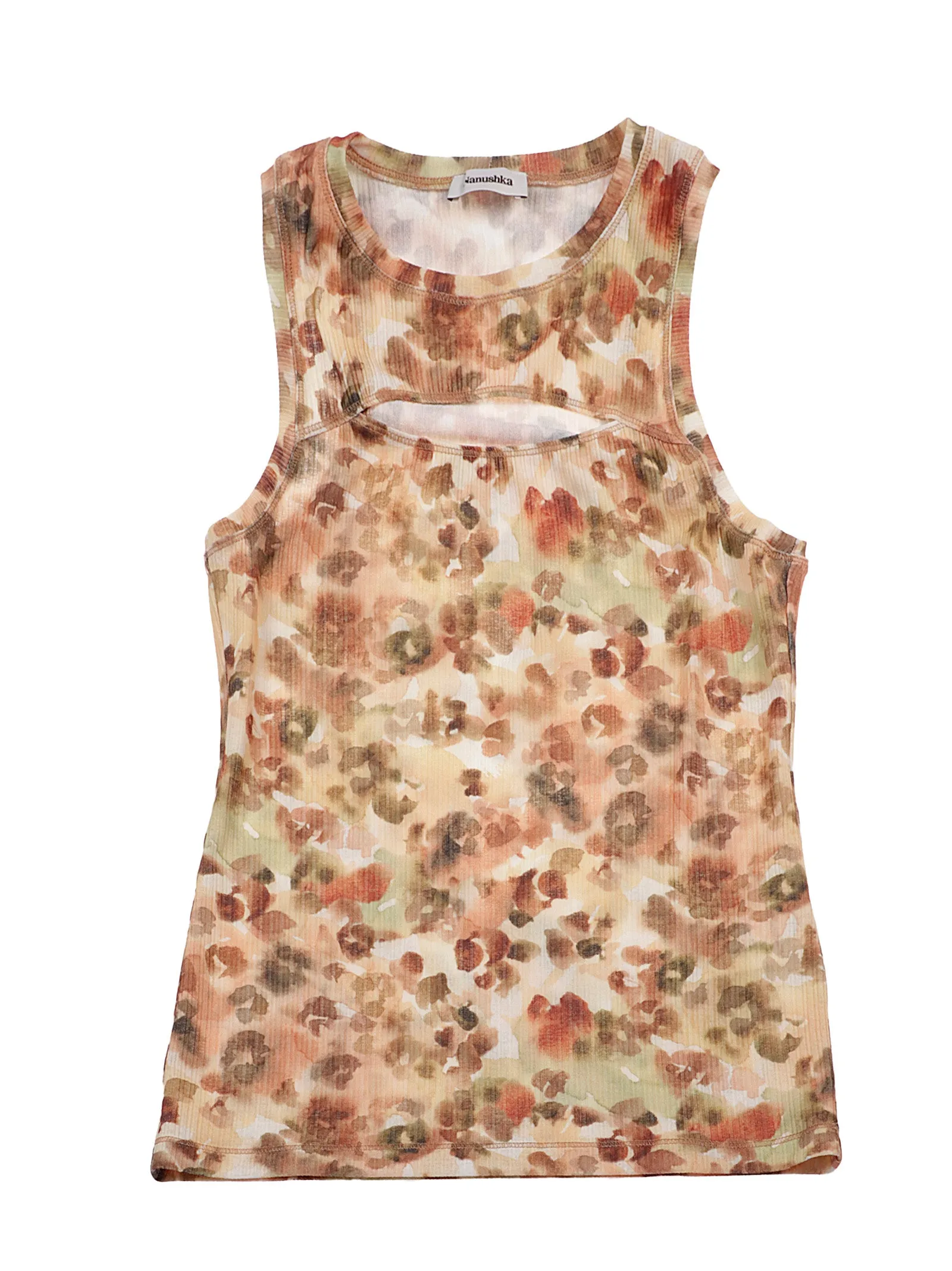 Nanushka All-Over Floral Printed Tank Top