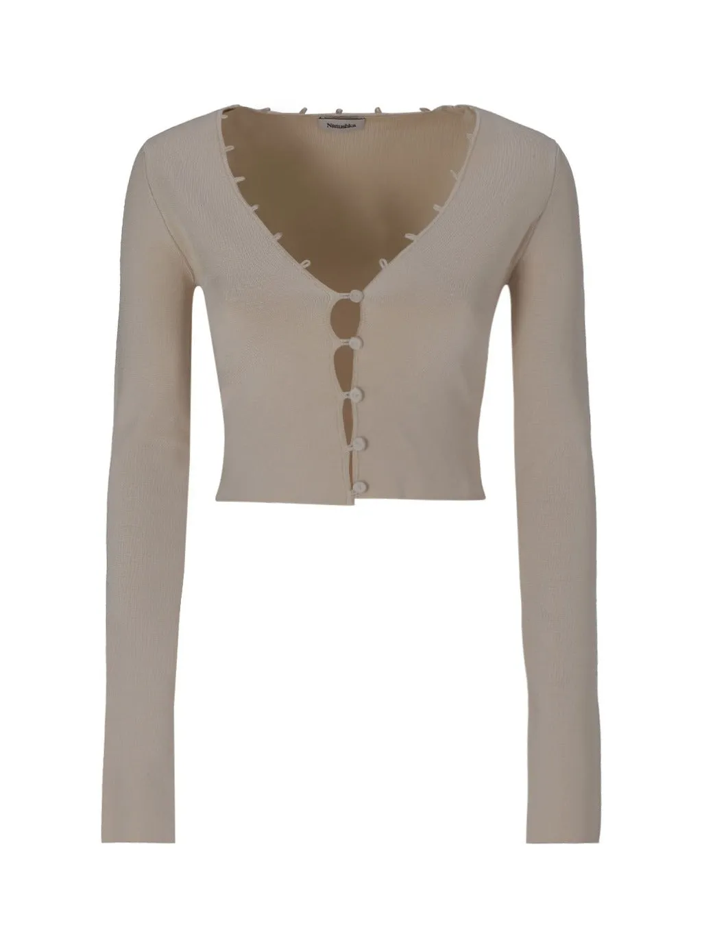 Nanushka Buttoned Knit Cardigan