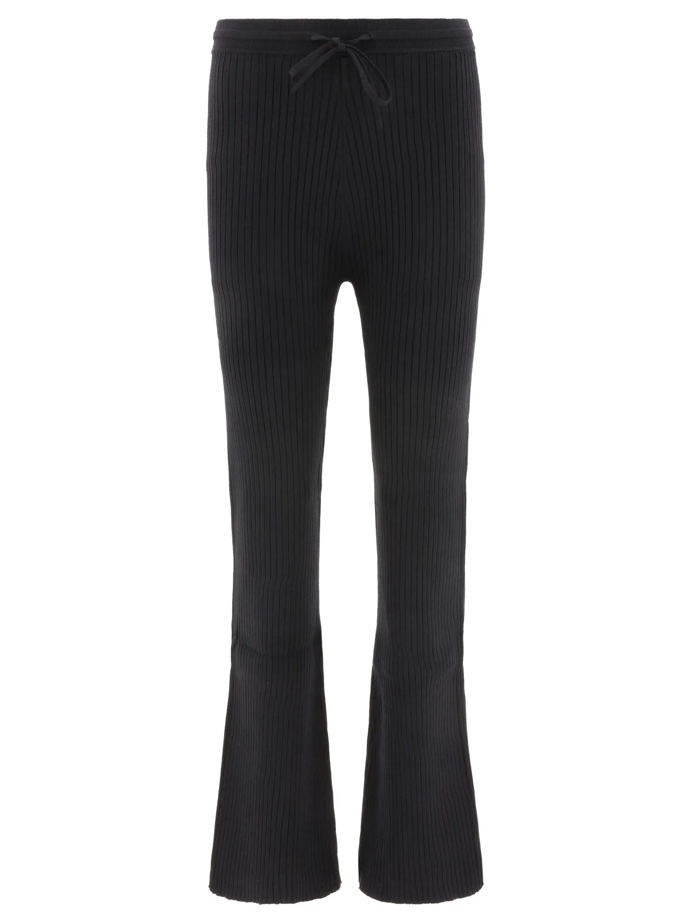 Nanushka Elastic Waist Ribbed Knit Trousers