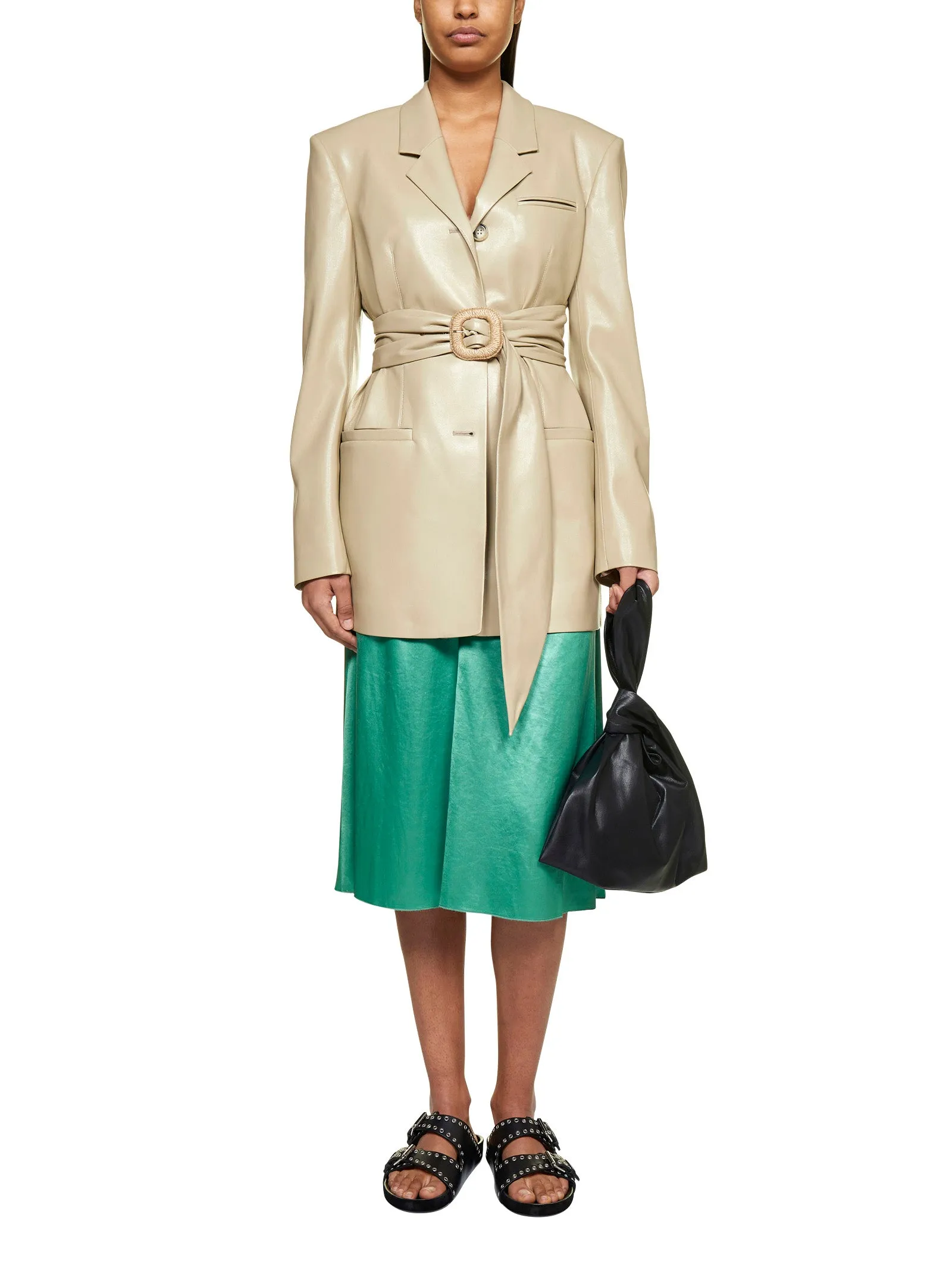 Nanushka High Waisted A-Line Skirt