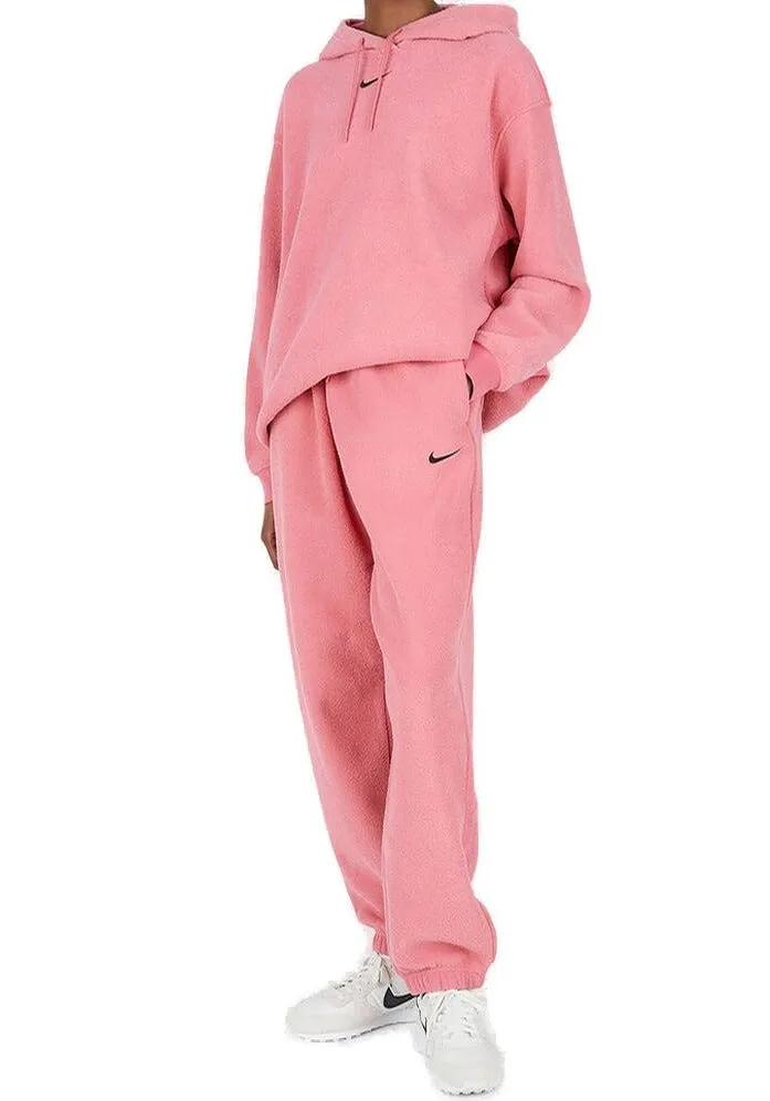 Nike Essentials Plush Logo Embroidered Hoodie