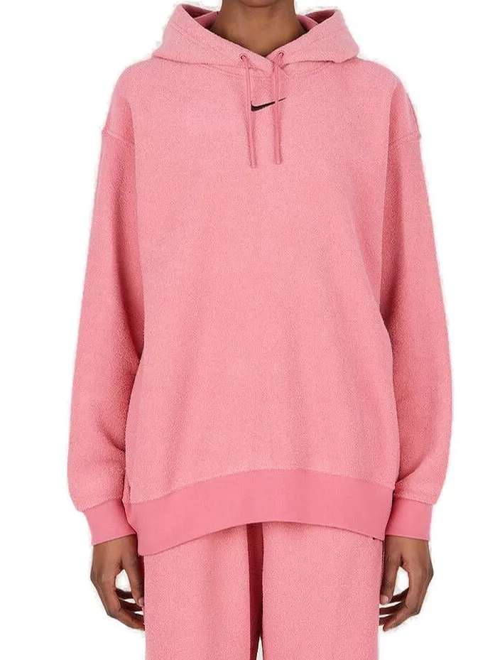 Nike Essentials Plush Logo Embroidered Hoodie