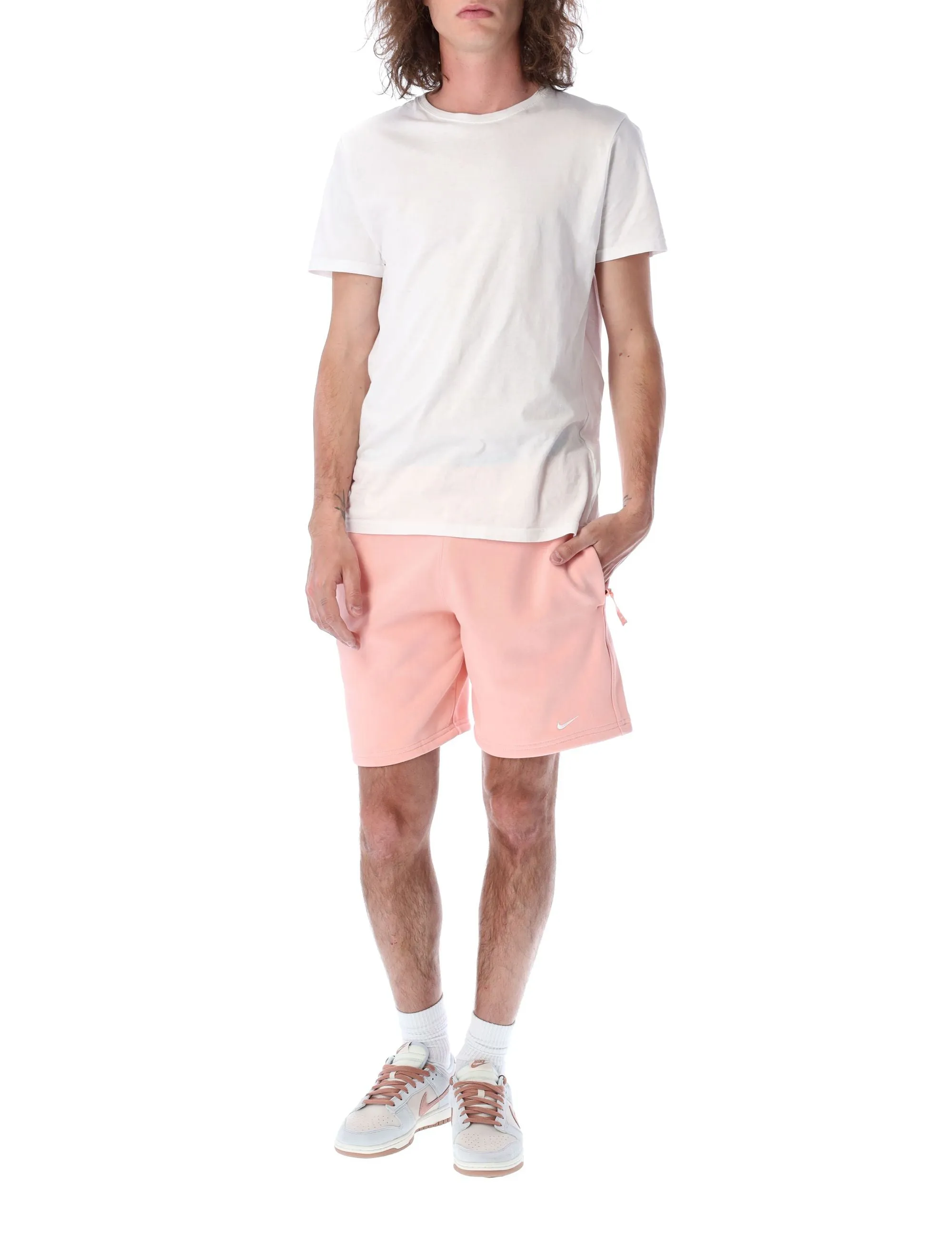 Nike Solo Swoosh Straight Leg Shorts