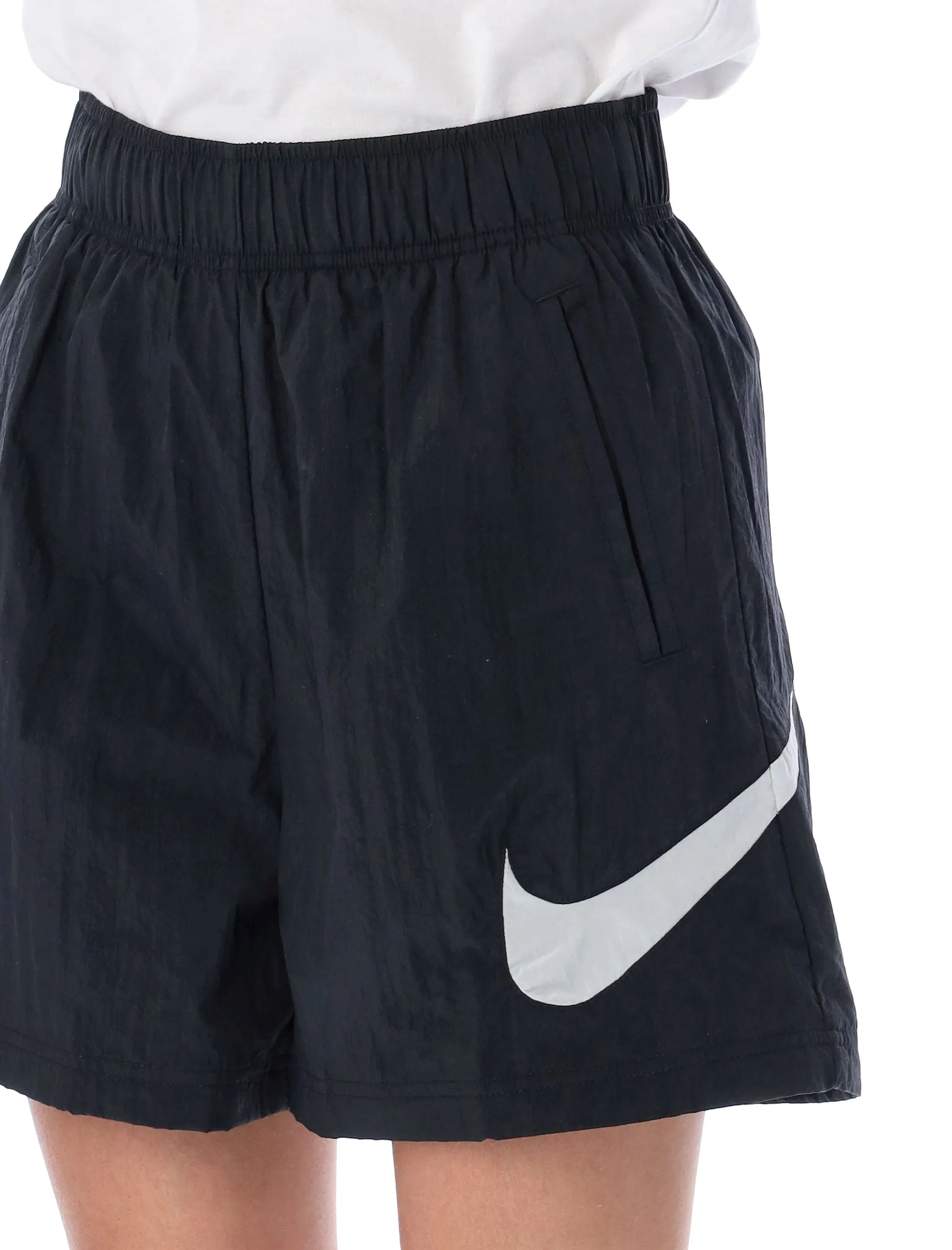 Nike Swoosh Printed Elasticated-Waist Shorts