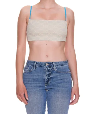 Off-White Arrow Monogram Printed Tube Top