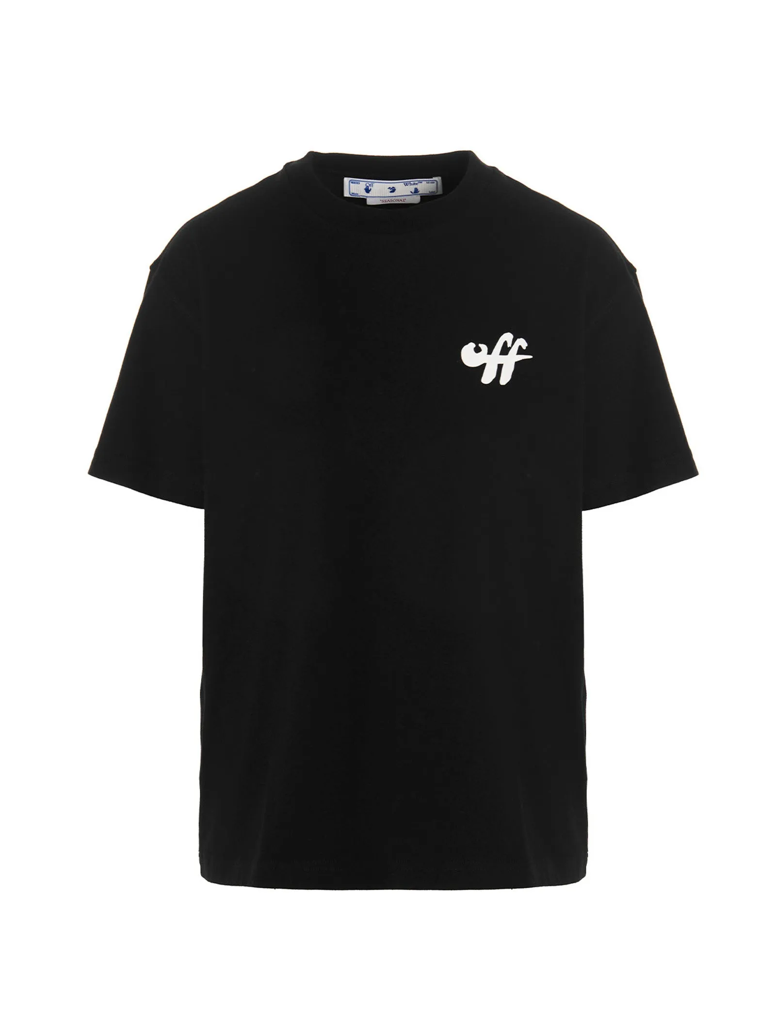 Off-White Arrow Zebra Printed Crewneck T-Shirt