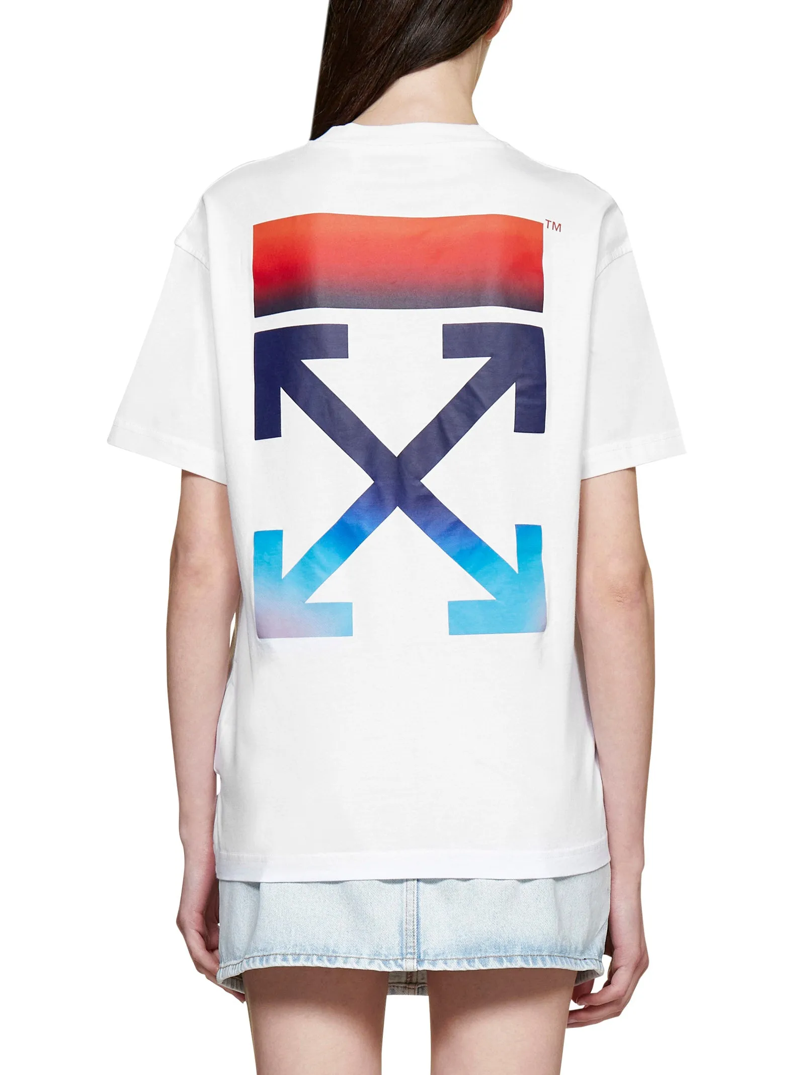 Off-White Arrows Printed Crewneck T-Shirt