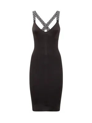 Off-White Arrows Strap Bodycon Dress