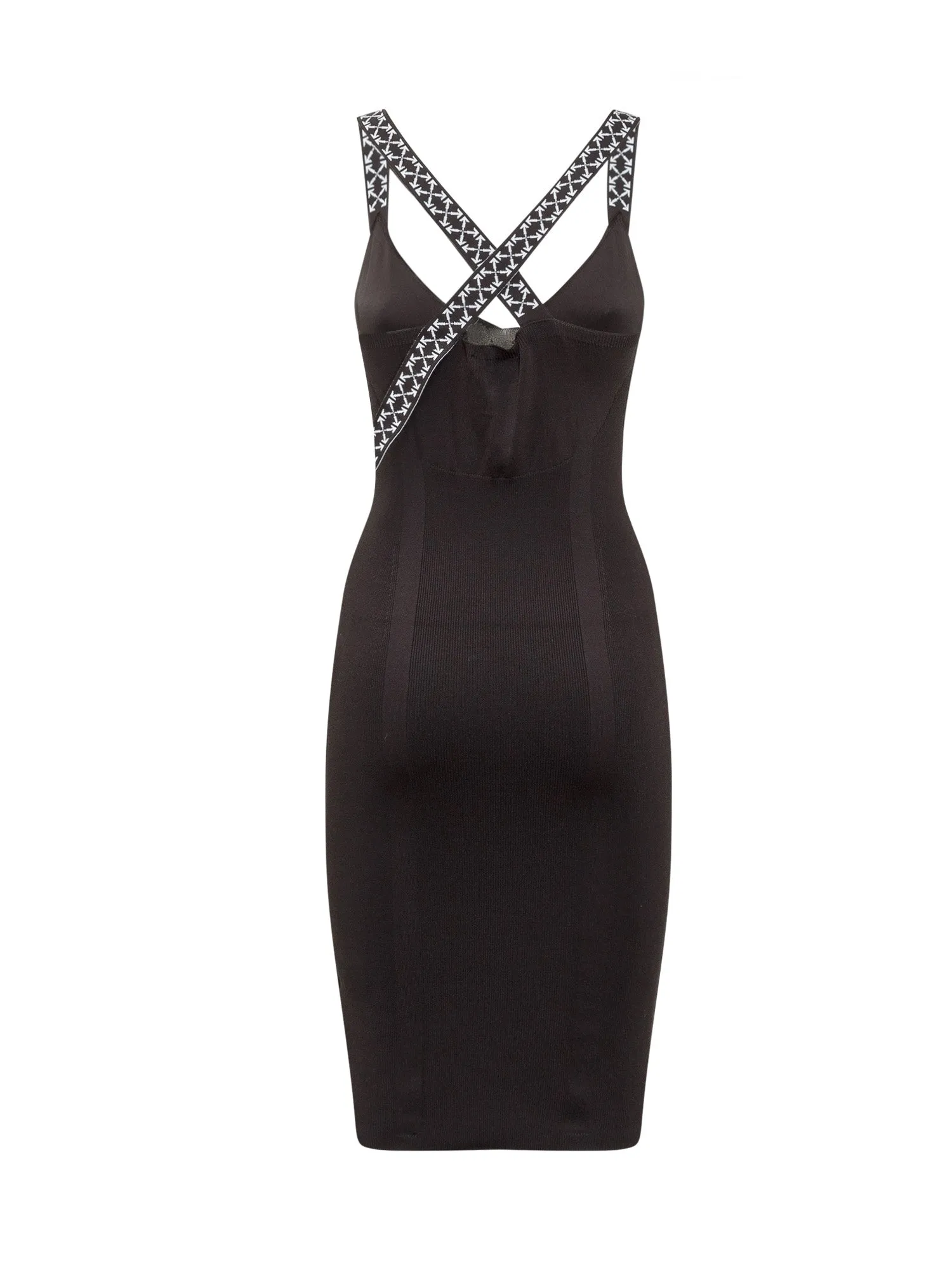Off-White Arrows Strap Bodycon Dress