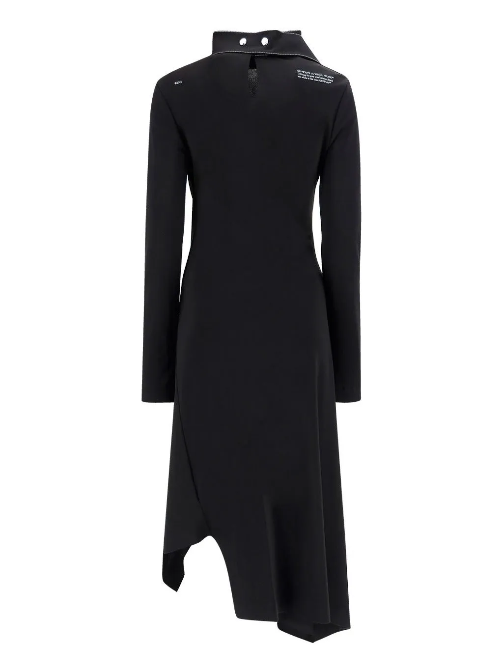 Off-White Asymmetric Hem Dress