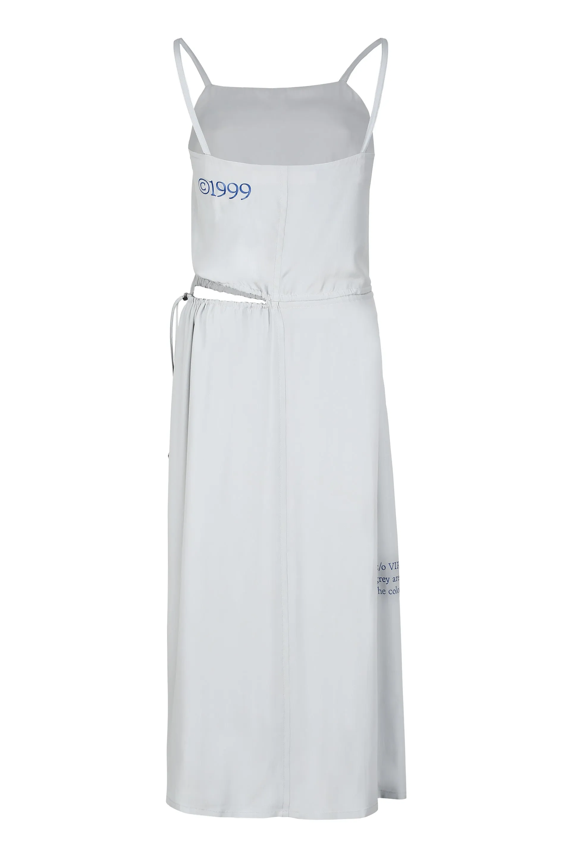 Off-White Cut-Out Detail Slip Dress