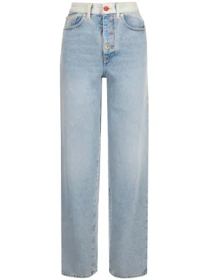 Off-White High Waist Baggy Jeans