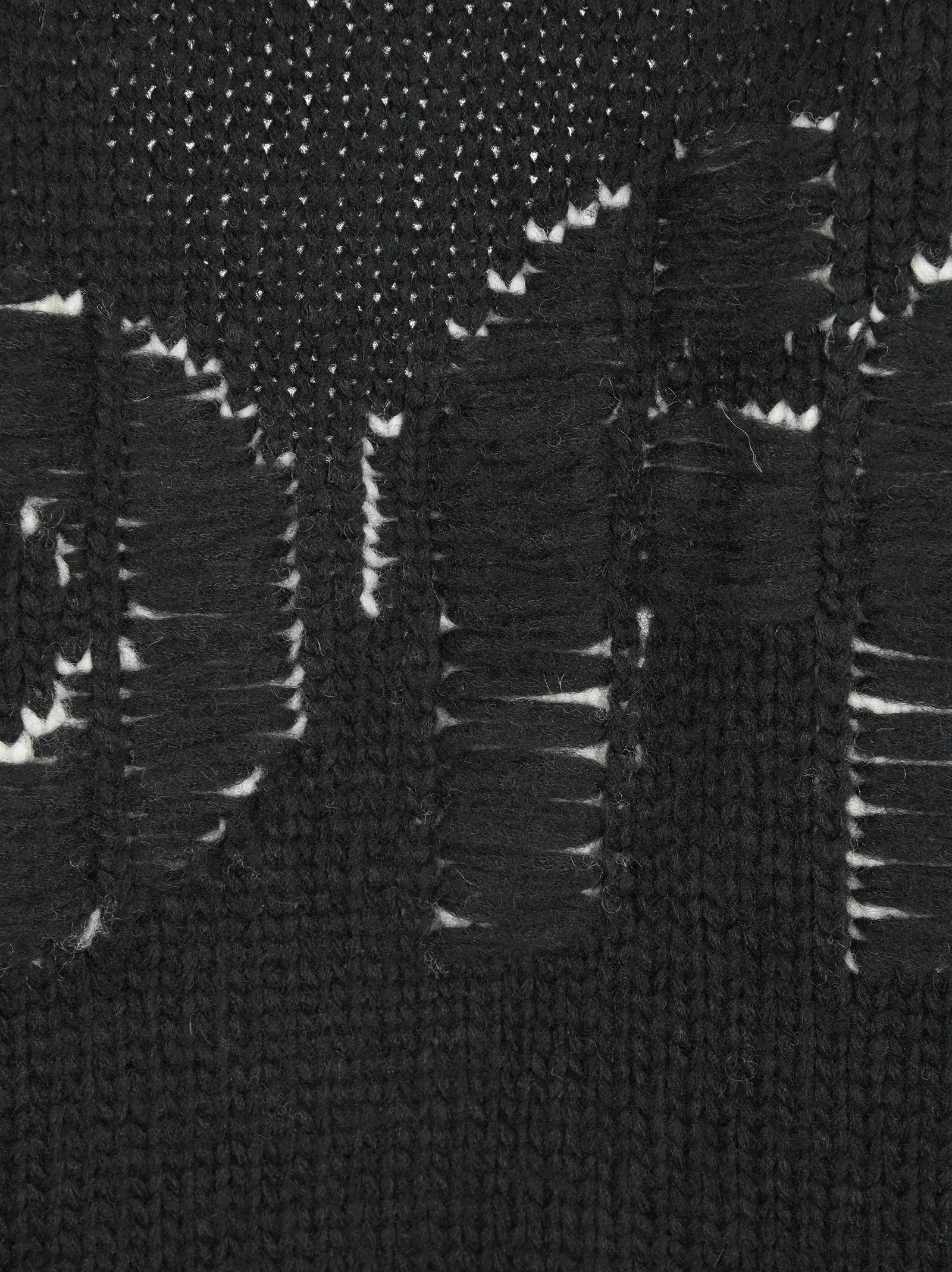 Off-White Logo Intarsia-Knit Cardigan