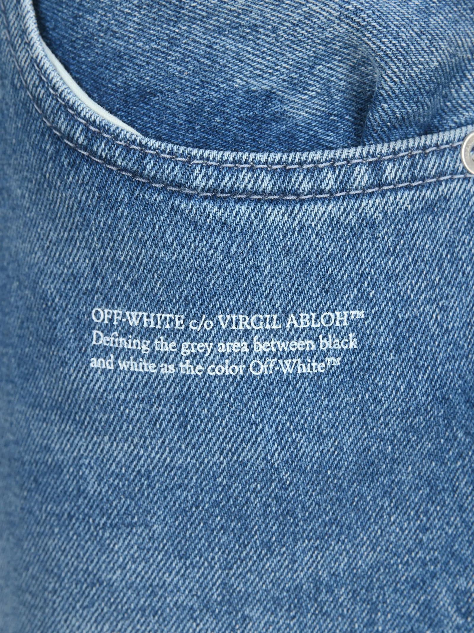 Off-White Logo Patch Flared Jeans