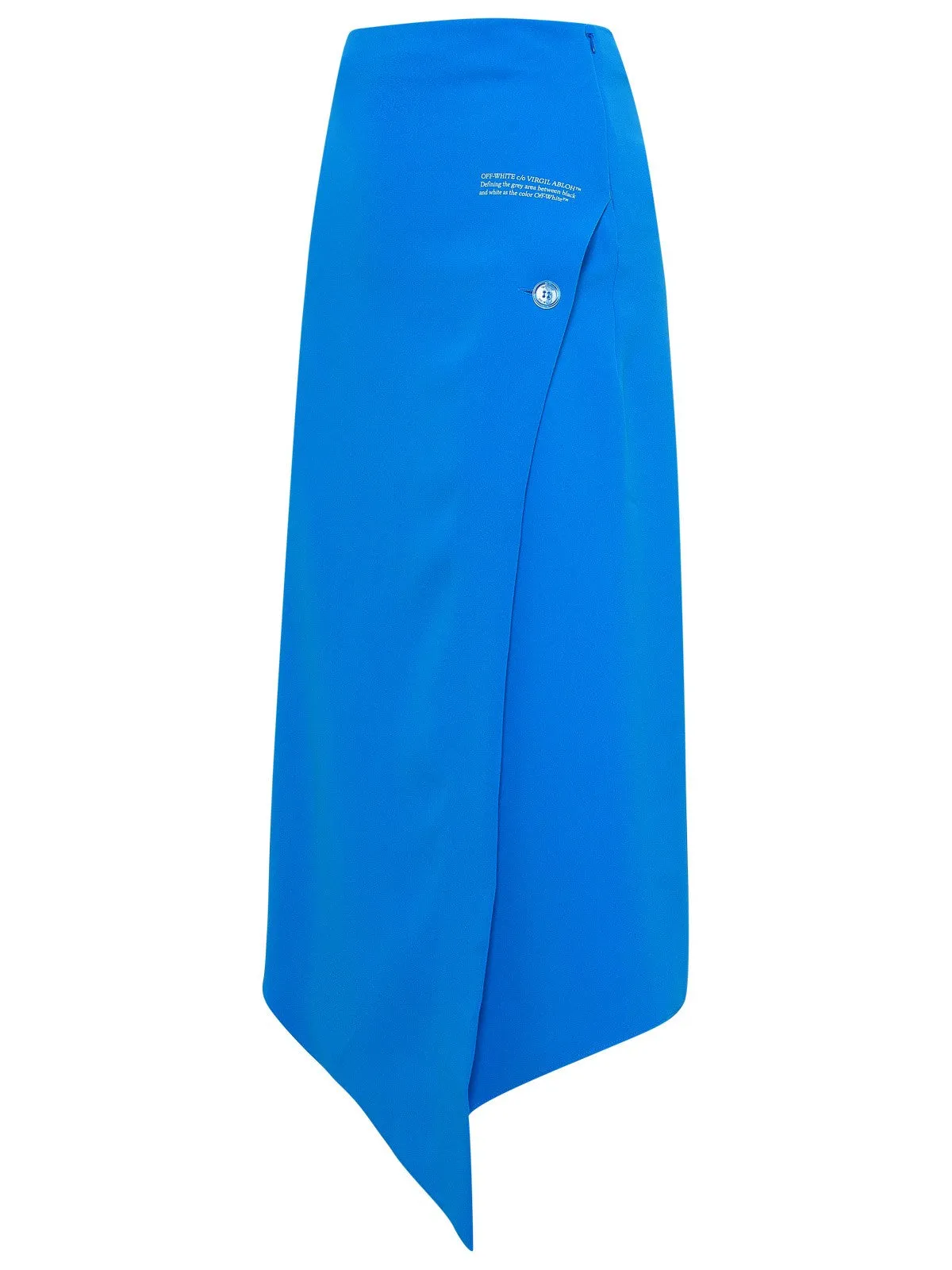 Off-White Logo Print Button Detailed Skirt