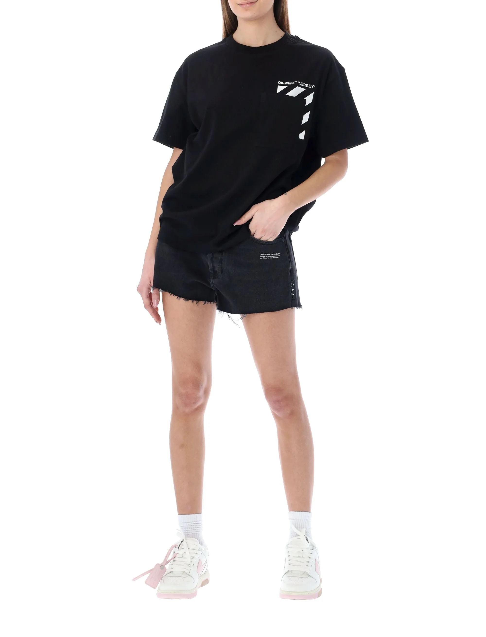 Off-White Logo Printed Crewneck T-Shirt