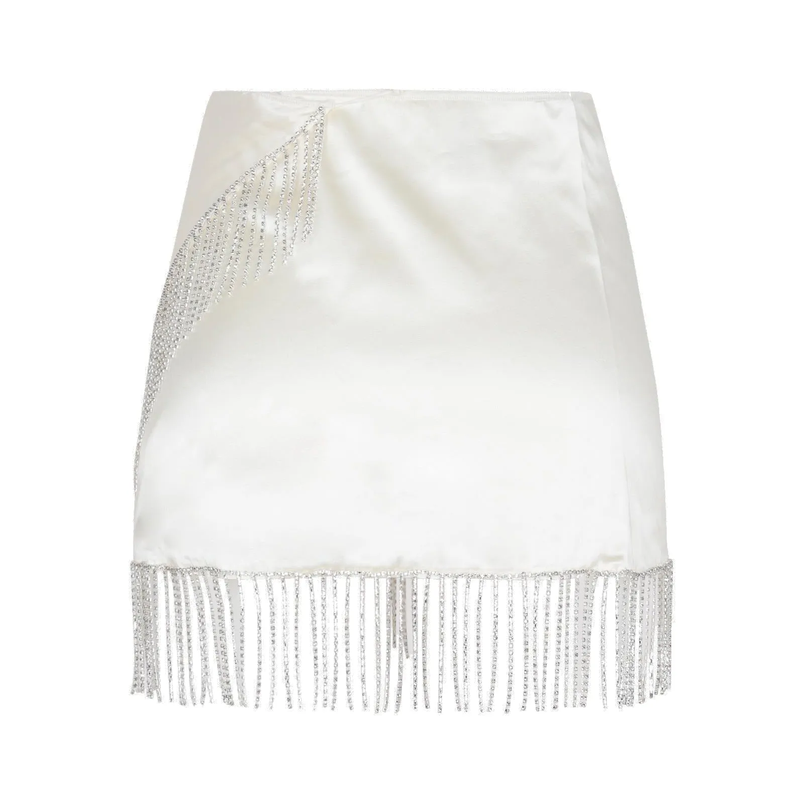 Osree Crystal Embellished Wrap Skirt