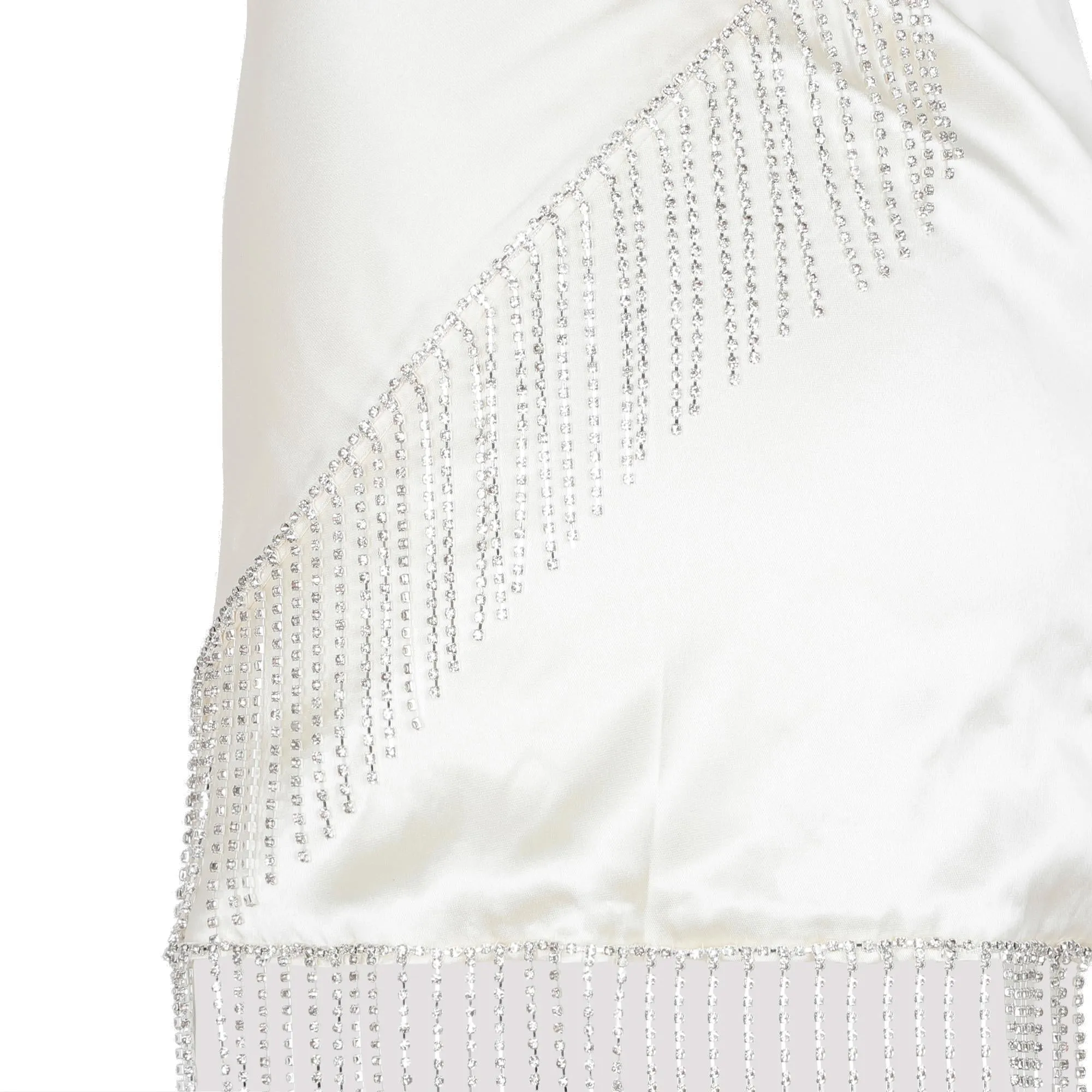 Osree Crystal Embellished Wrap Skirt