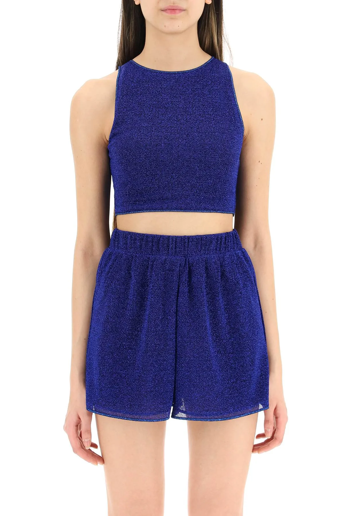 Osree Lumire Round-Neck Crop Top