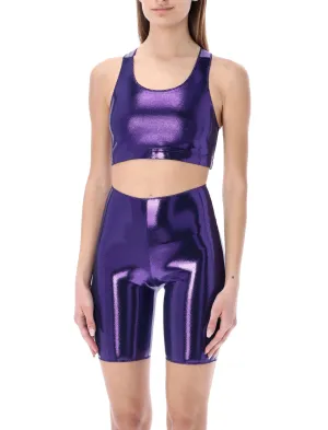 Osree Scoop-Neck Crop Top