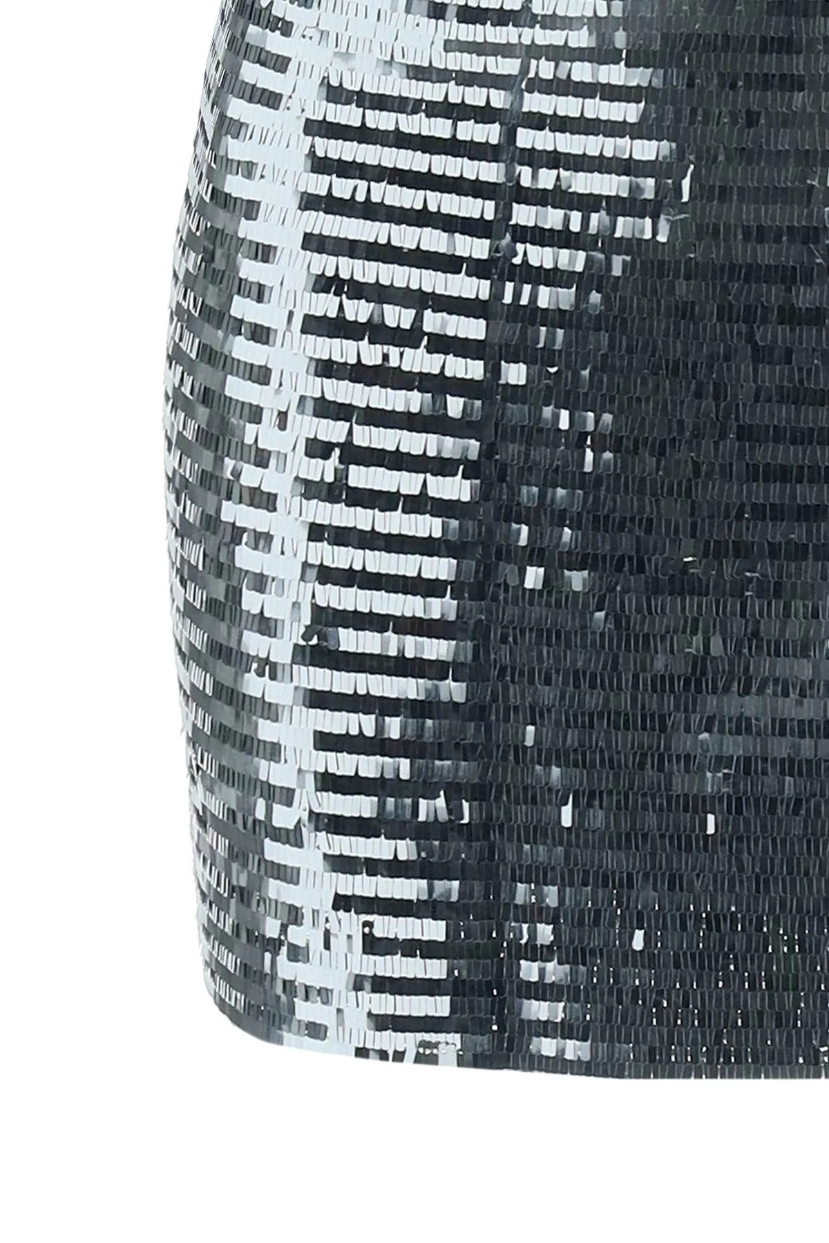 Osree Sequin-Embellished Knot Detail Mini Skirt