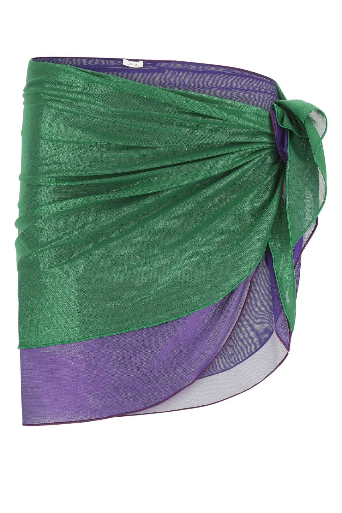 Osree Side Fastened Layered Effect Mini Skirt