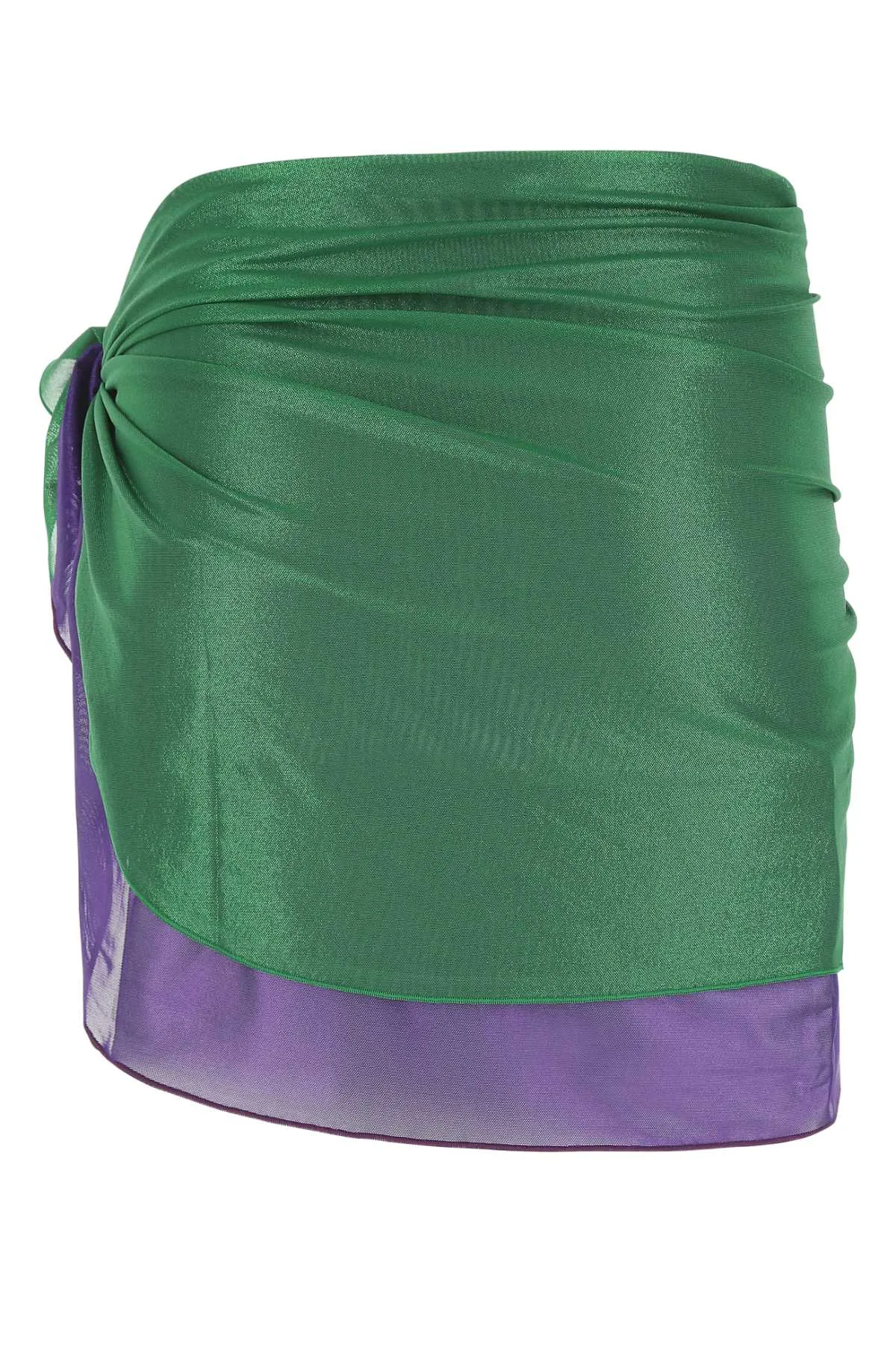 Osree Side Fastened Layered Effect Mini Skirt