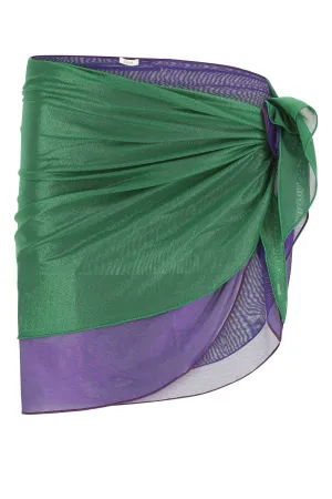 Osree Side Fastened Layered Effect Mini Skirt