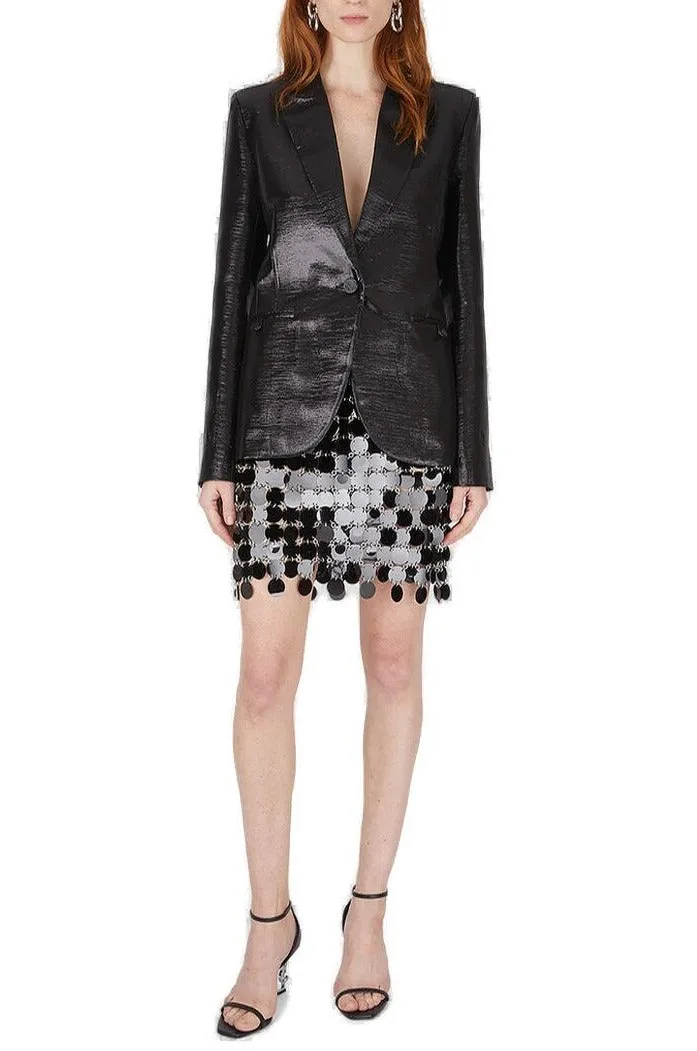 Paco Rabanne Allover Paillette Mini Skirt