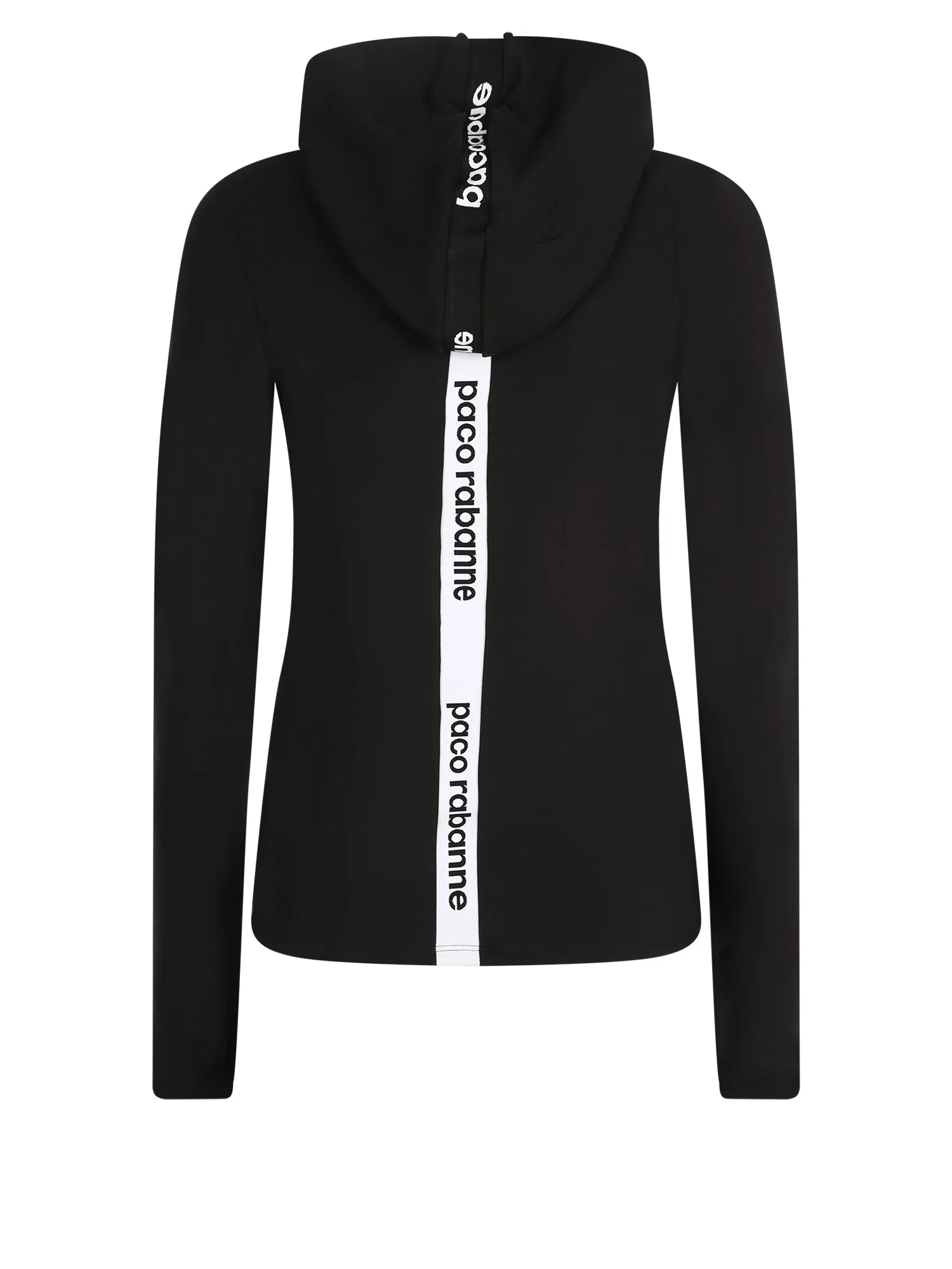 Paco Rabanne Bodyline Logo Tape Hoodie