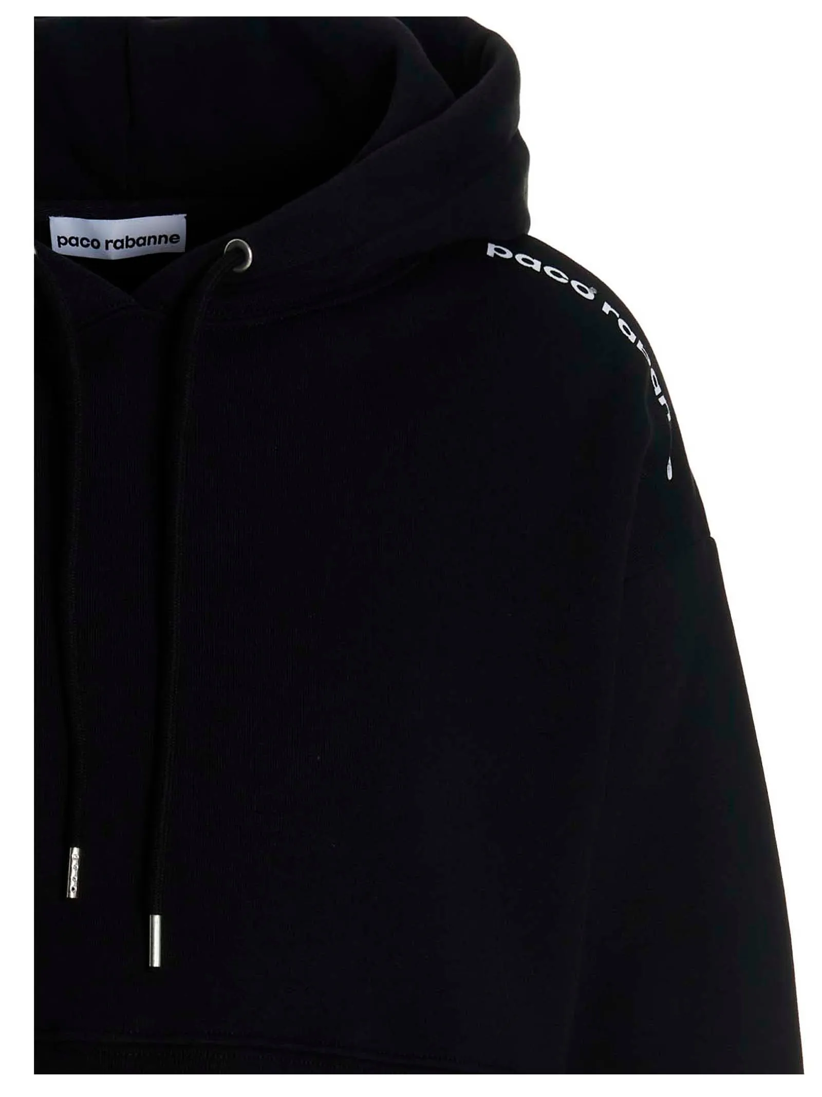 Paco Rabanne Cropped Hoodie